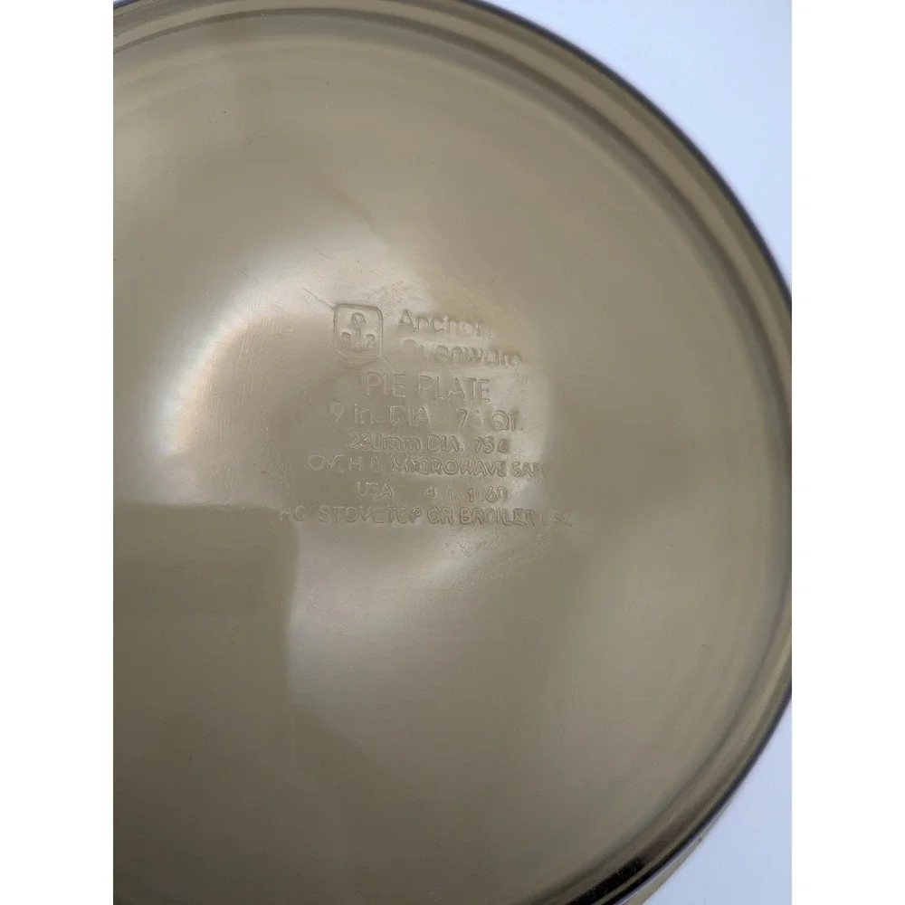 Anchor Hocking Pie Plate 9